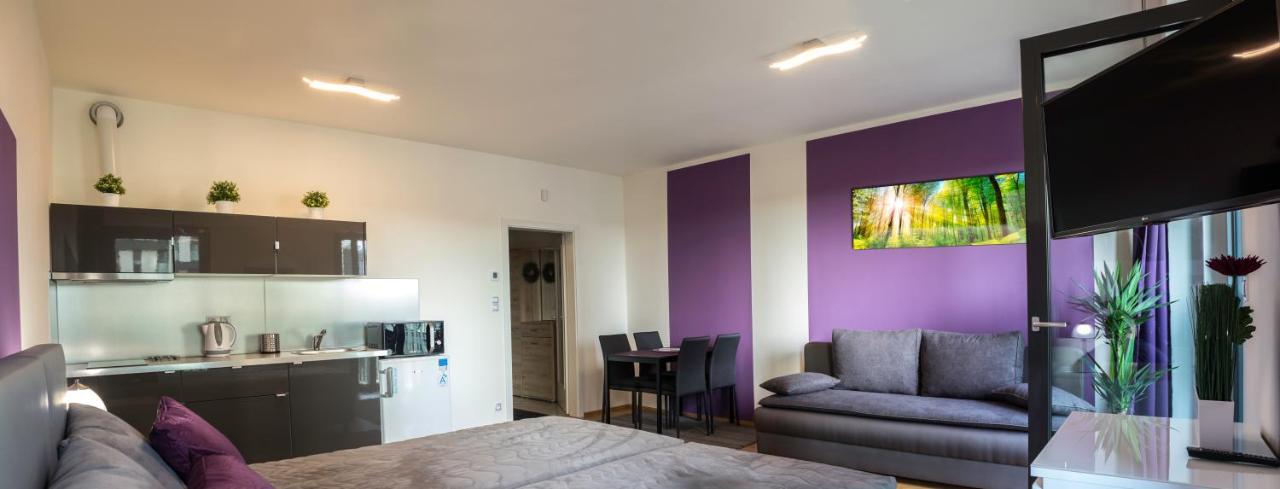 Prague Apartment In Residential Tower - Parking Exterior photo